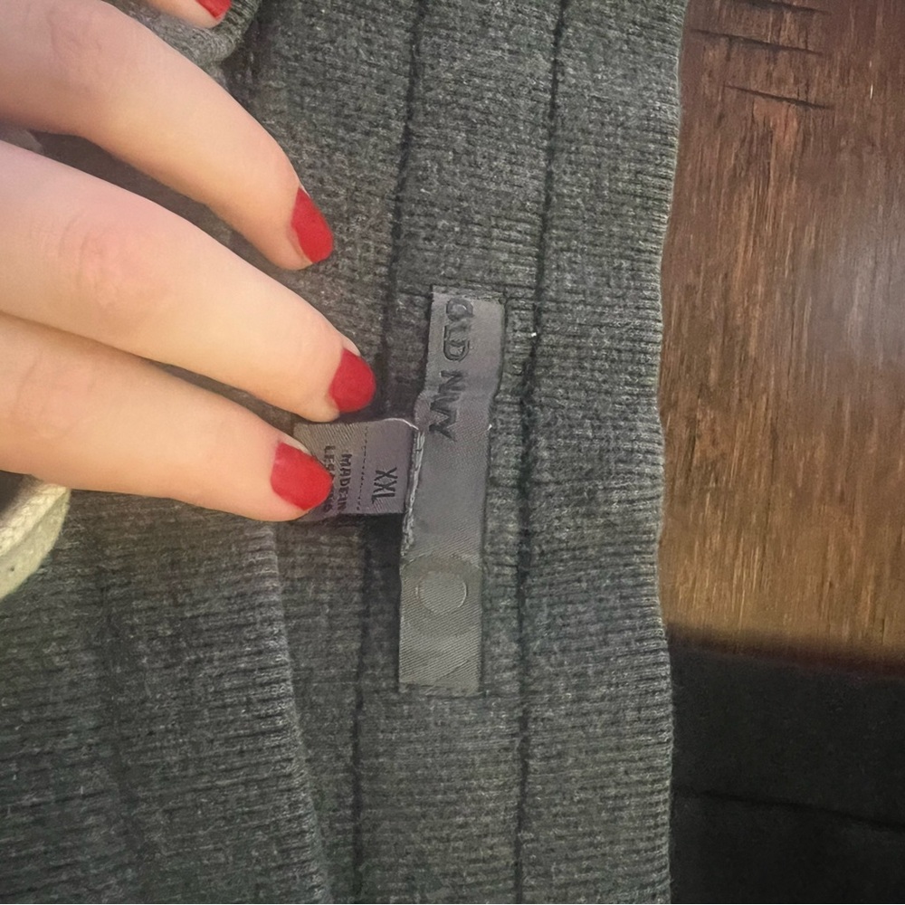 Old Navy Men's Two-Tone Joggers in Black and Gray - Picture 2 of 2